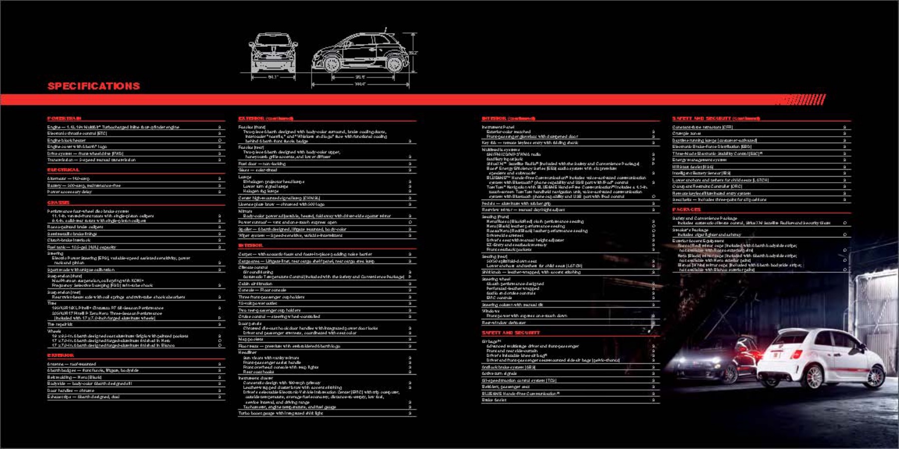 2012 Fiat 500 Abarth Brochure Page 8